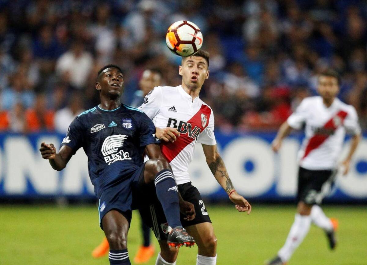 Emelec vs. River Plate, Copa Libertadores, Ronaldo Johnson, Gonzalo Montiel, Reuters
