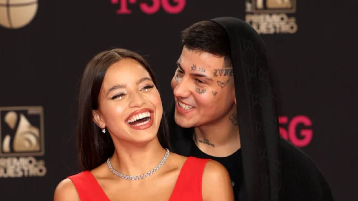 Emilia y Duki. Foto: NA.