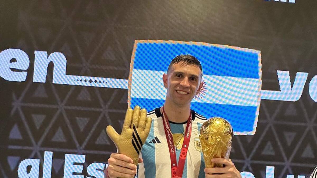 Emiliano "Dibu" Martínez. Foto: Instagram @emi_martinez26.