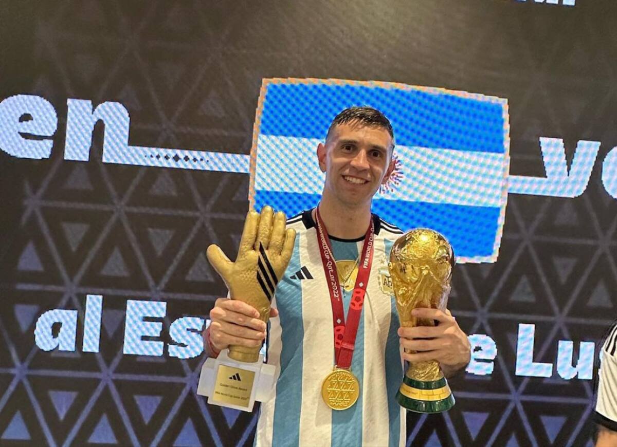 Emiliano "Dibu" Martínez. Foto: Instagram @emi_martinez26.