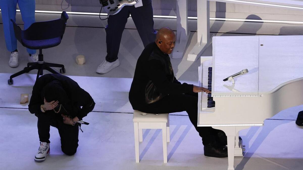 Eminem, show de medio tiempo del Super Bowl, foto EFE
