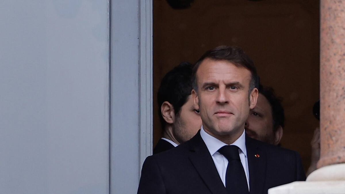 Emmanuel Macron en Argentina. Foto: EFE