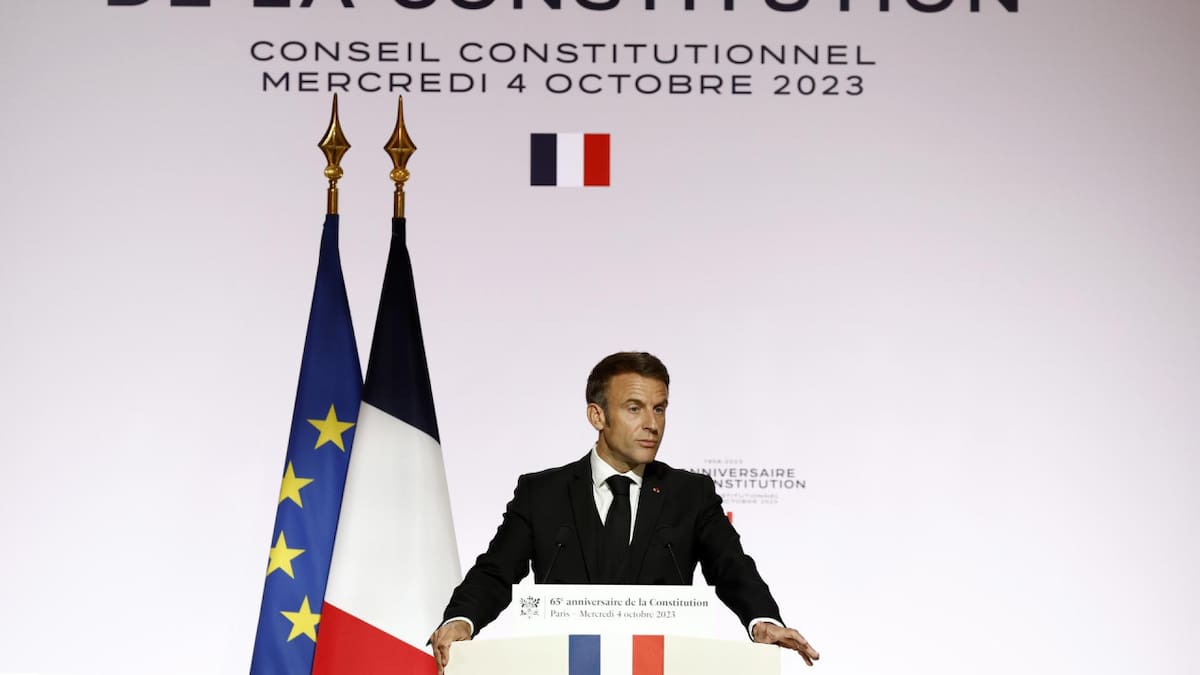 Emmanuel Macron, Francia. Foto: EFE.