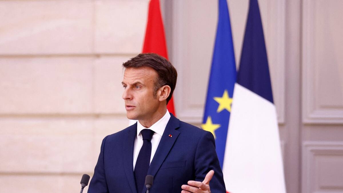 Emmanuel Macron, presidente de Francia. Foto: Reuters.