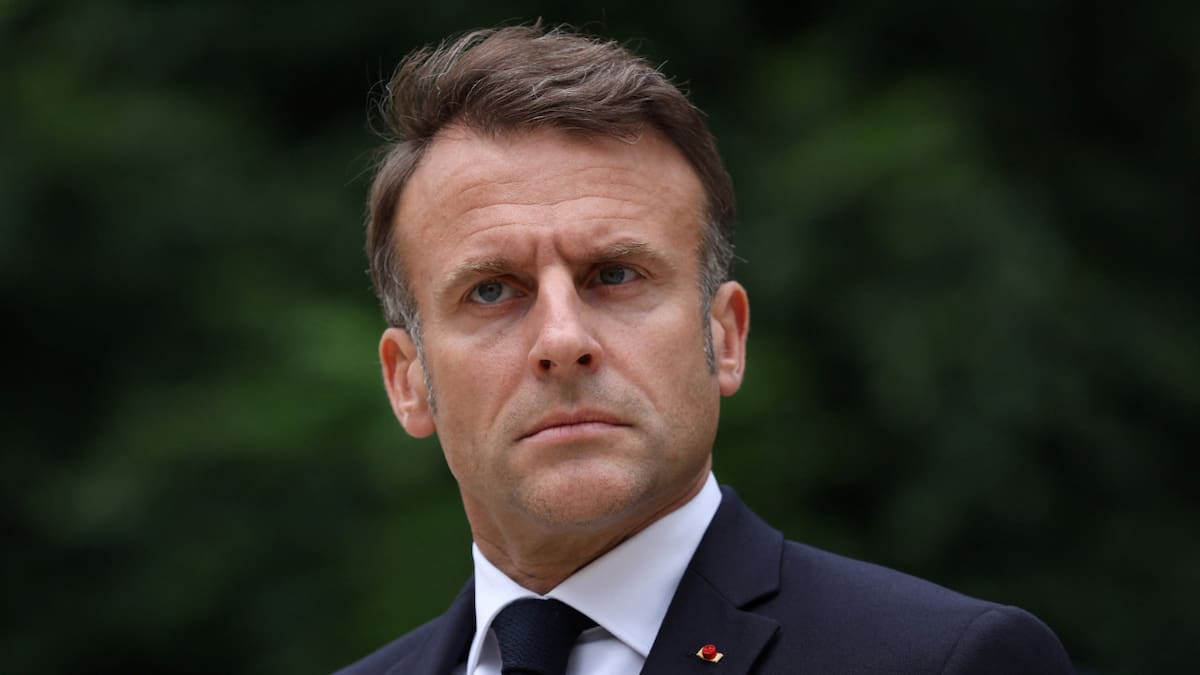 Emmanuel Macron se refirió a la detención de Pável Dúrov. Foto: Reuters.