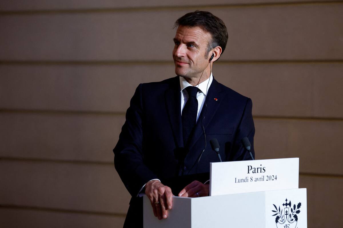 Emmanuel Macron, presidente de Francia. Foto: Reuters