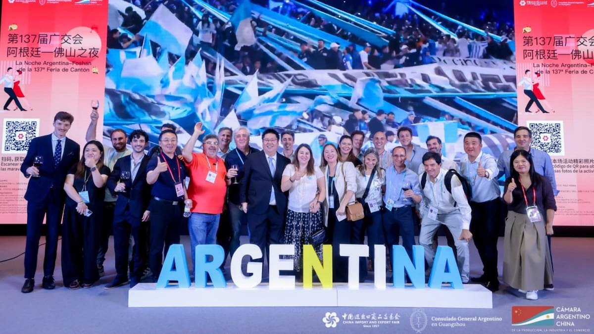 Empresarios argentinos en la Feria de Canton, China. Foto: Cámara Argentino-China