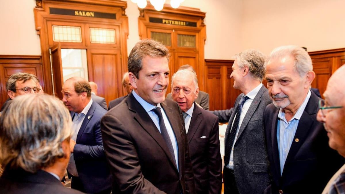 Encuentro de Sergio Massa con la UIA. Foto: NA.