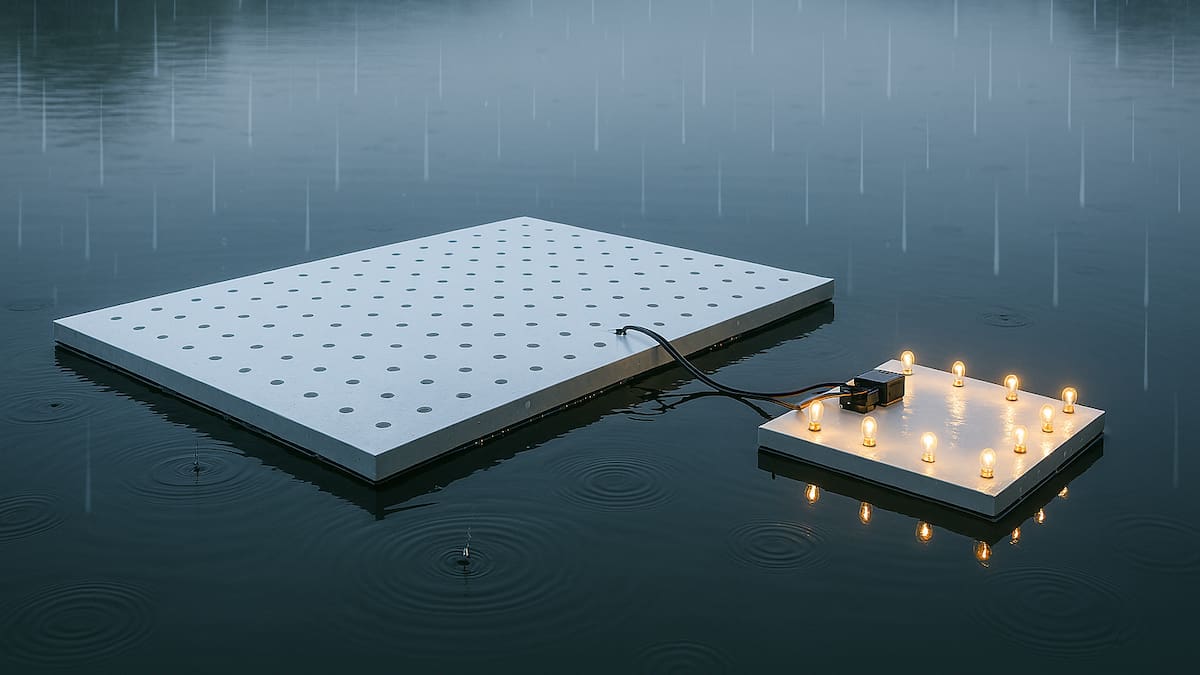 La lluvia como nueva energía: el sistema chino que convierte cada gota en electricidad