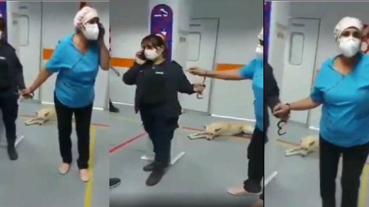 Enfermera detenida por no querer atender a un preso