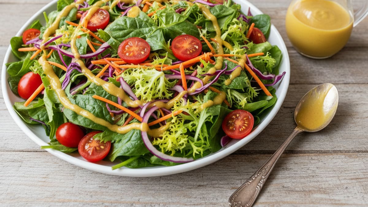 Una rica ensalada con vinagreta casera ¡para elevar los sentidos!