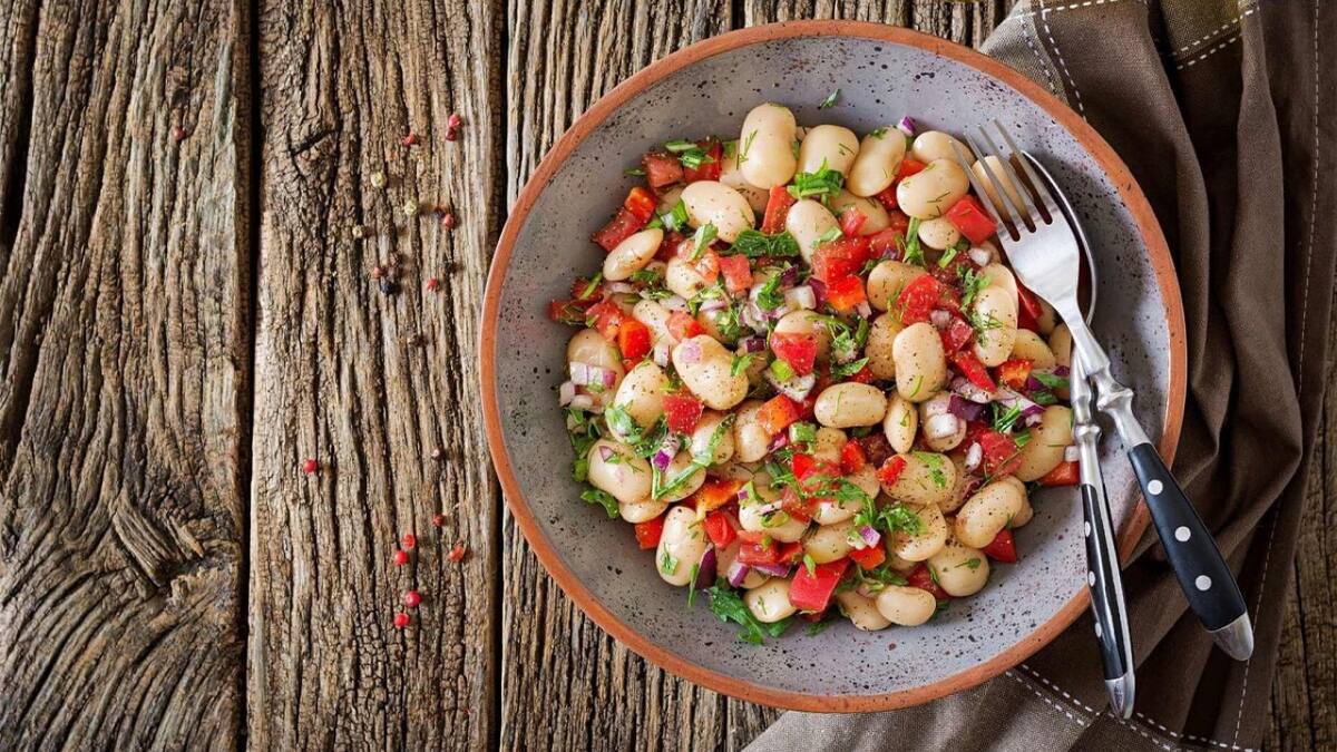 Ensalada de pallares, una tradición de Perú. Foto: Fitia.