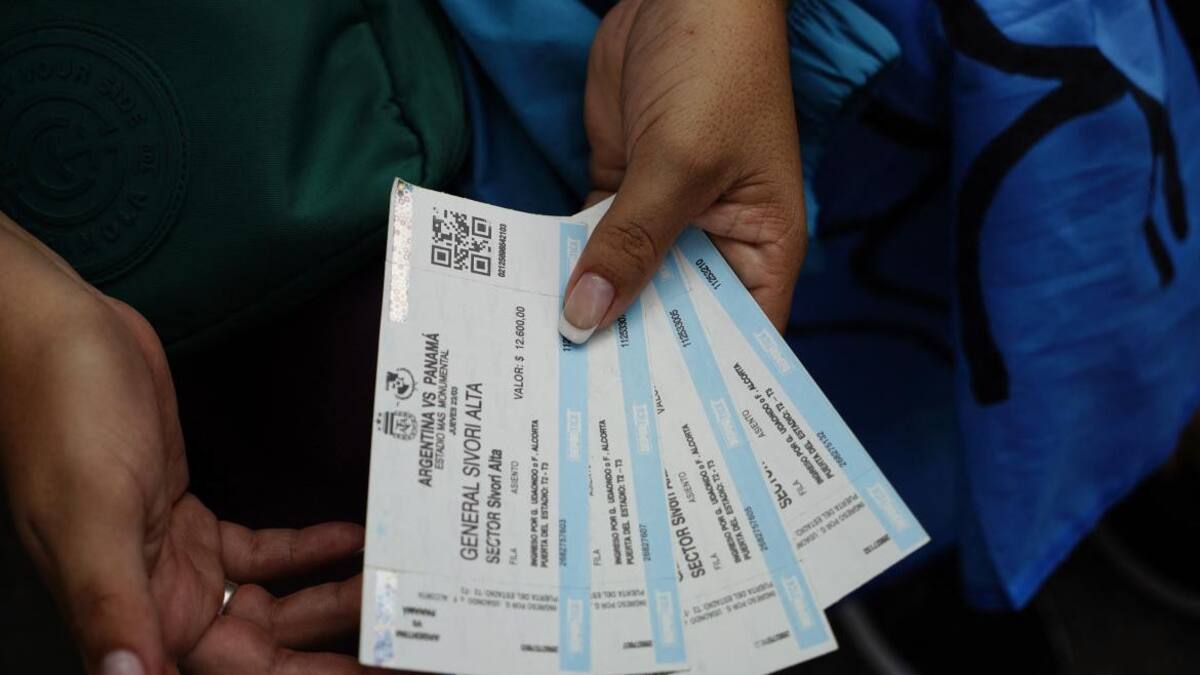 Entradas; Argentina vs. Panamá. Foto: Reuters.