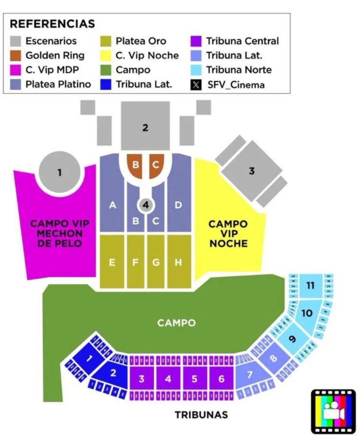 Entradas para el show de Tini Stoessel. Foto: captura.