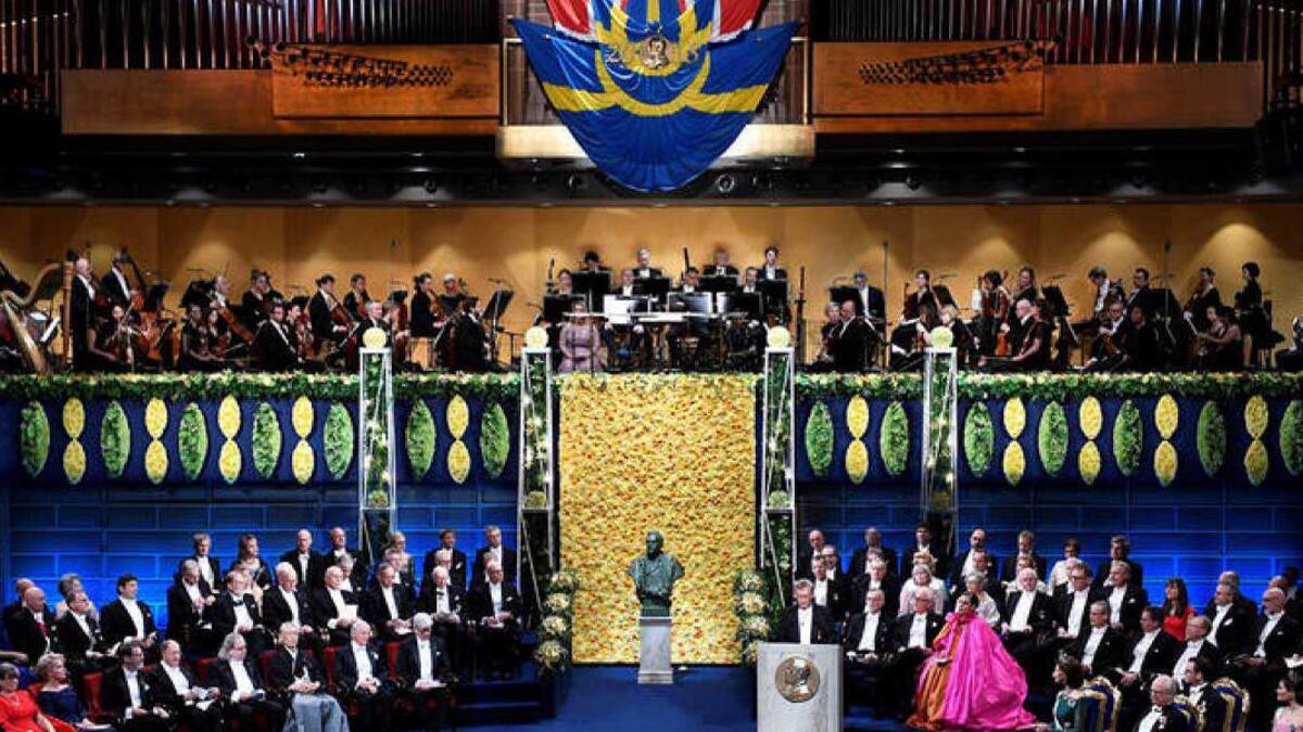 Entrega del Premio Nobel, Foto Premio Nobel