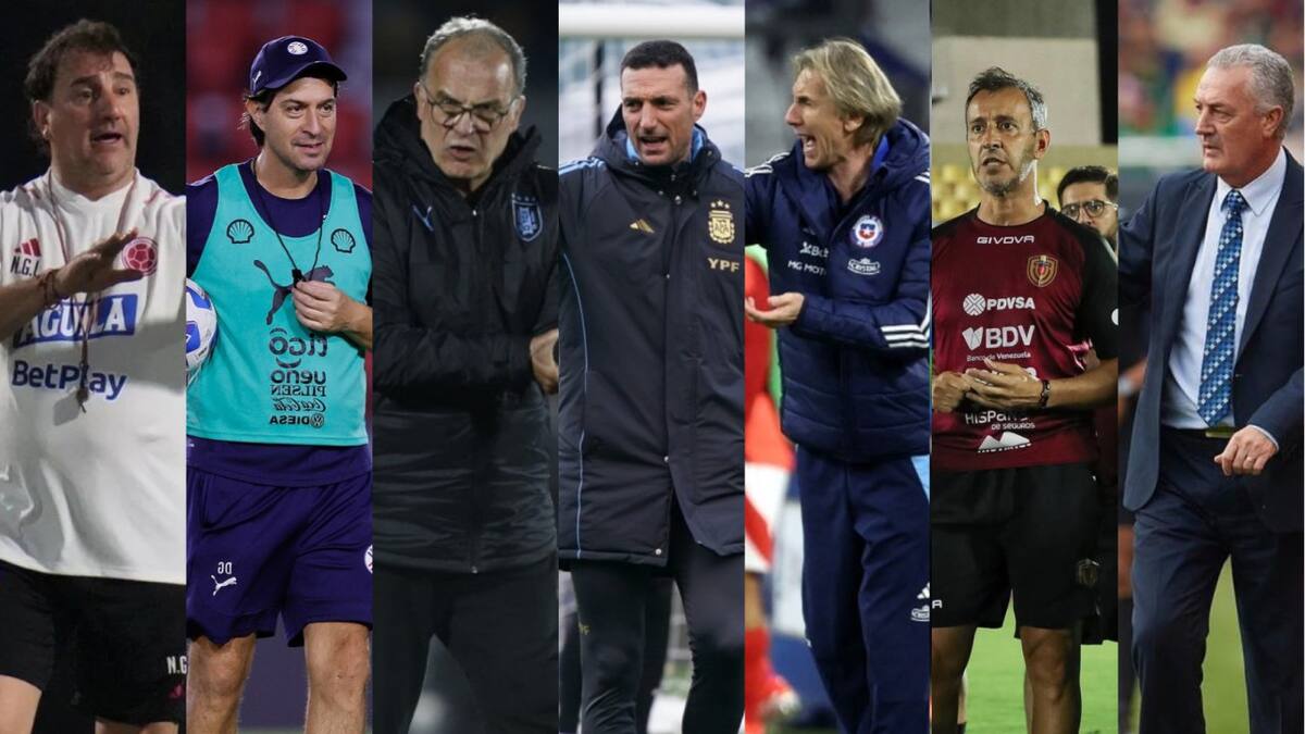 Entrenadores argentinos en la Copa América 2024.