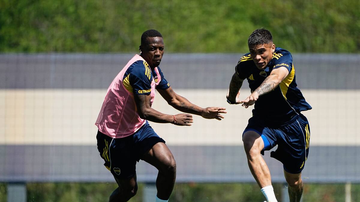 Entrenamiento de Boca Juniors.
