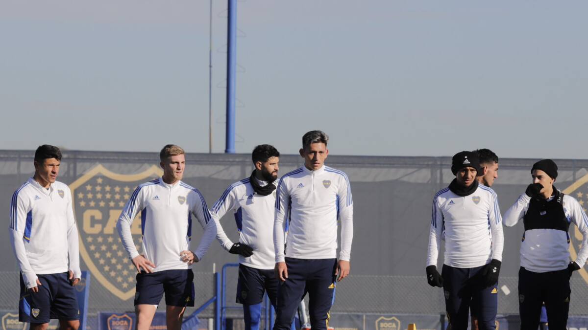 Entrenamiento de Boca Juniors. Foto: Twitter @BocaJrsOficial.