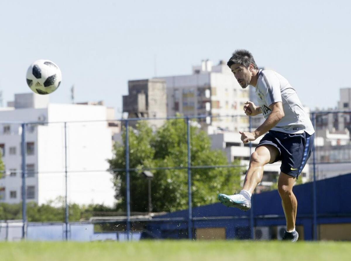 Entrenamiento de Boca Juniors, fútbol argentino