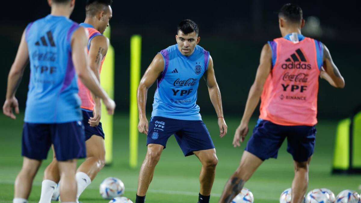 Entrenamiento de la Selección. Foto: EFE.