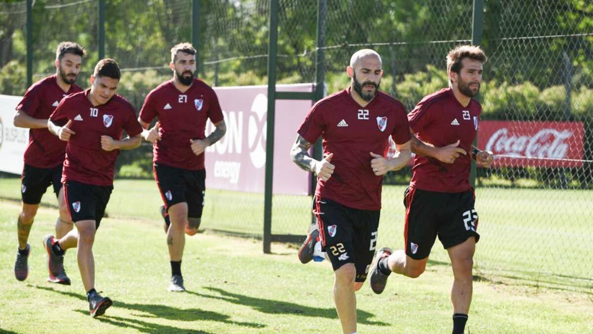 Entrenamiento de River Plate, AFA elevó a la Liga Profesional (LPF) su protocolo sanitario contra la pandemia de coronavirus, NA