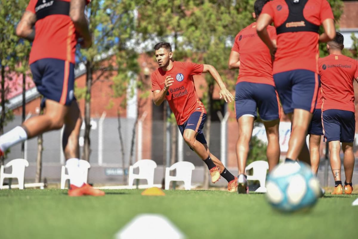 Entrenamiento de San Lorenzo, Foto NA