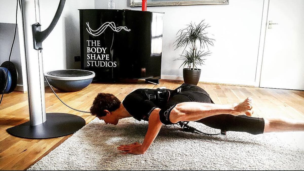 Entrenamiento de Tom Holland.
