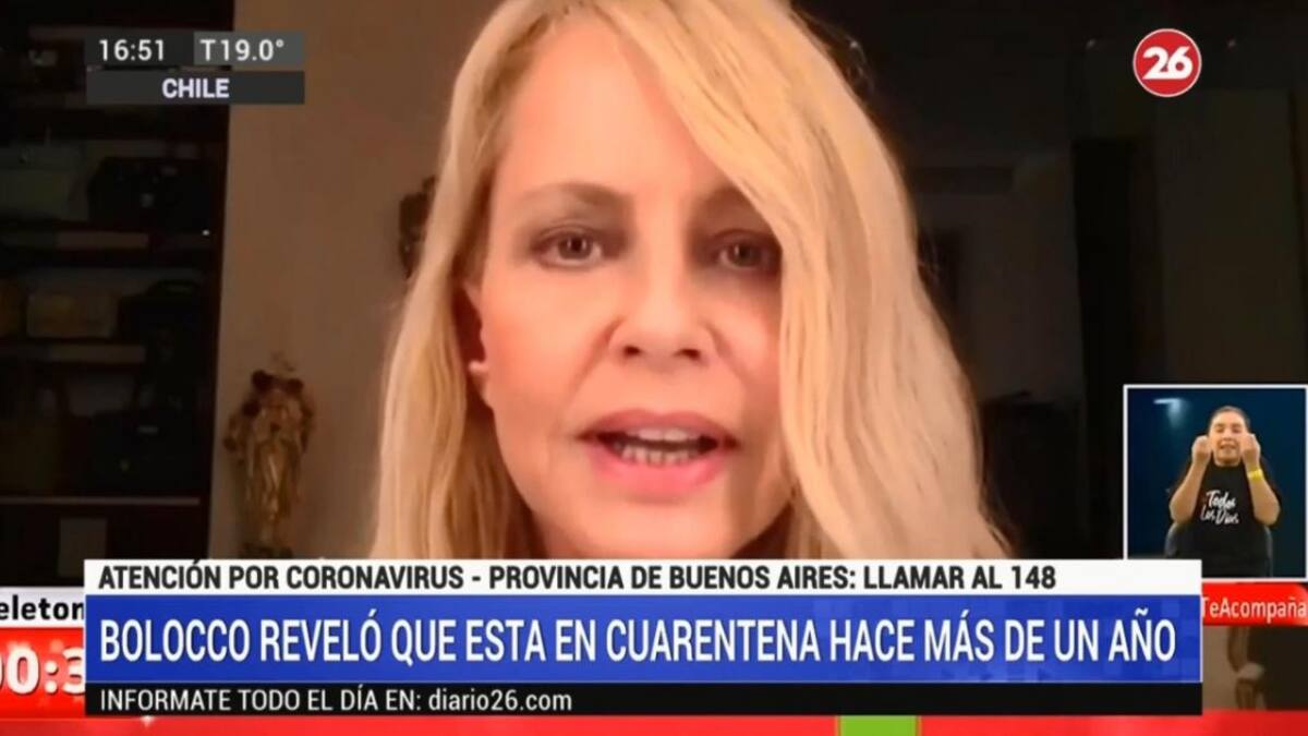 Entrevista de Cecilia Bolocco y su cuarentena, CANAL 26