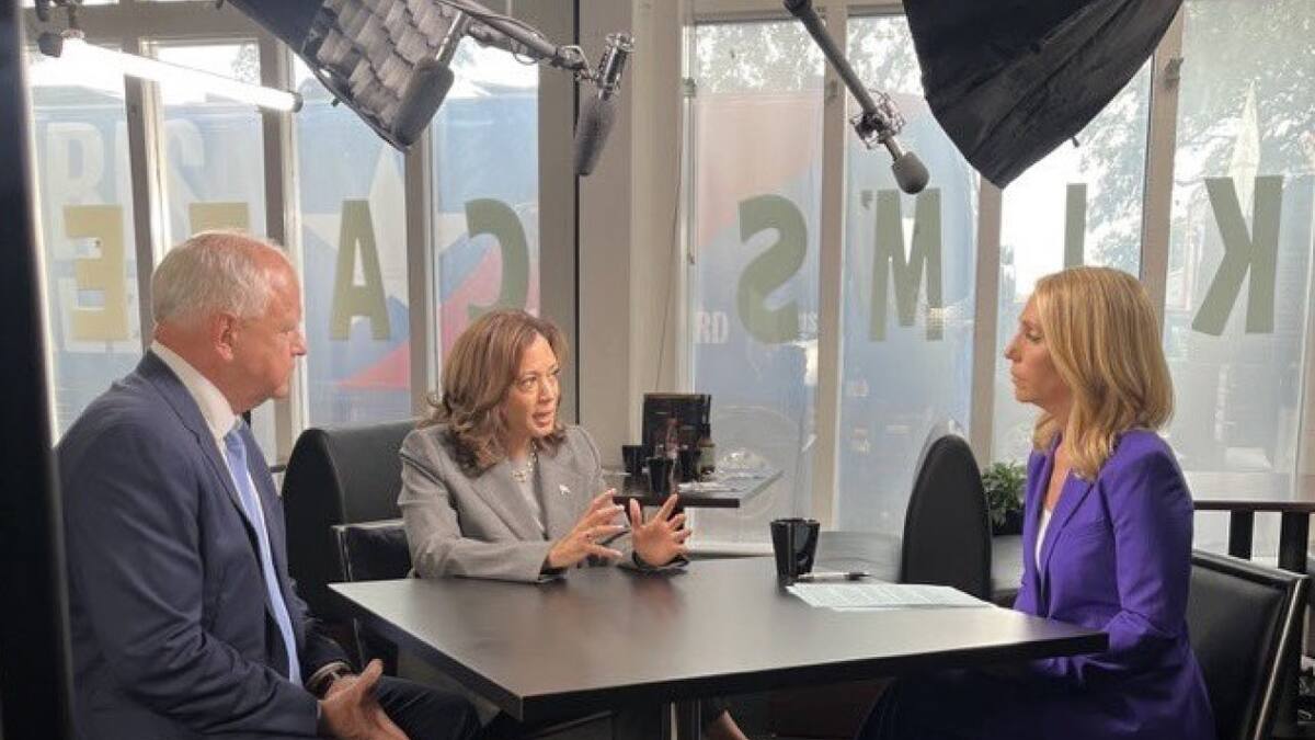 Entrevista de Kamala Harris en CNN.