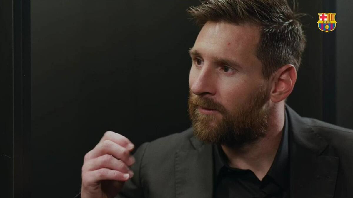 Entrevista de Lionel Messi con la serie documental El Nou Clam. Foto: Captura de video.
