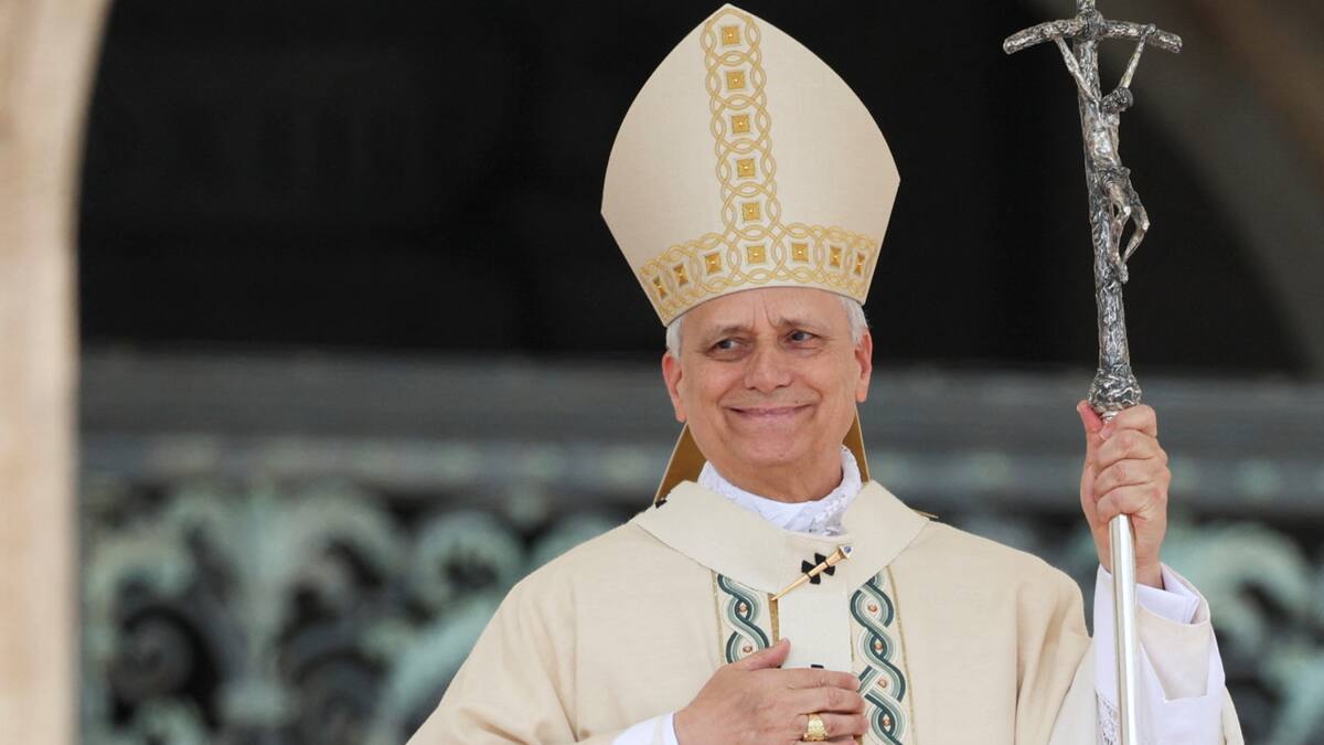 Entronización del Papa León XIV. Foto: Reuters/Claudia Greco.