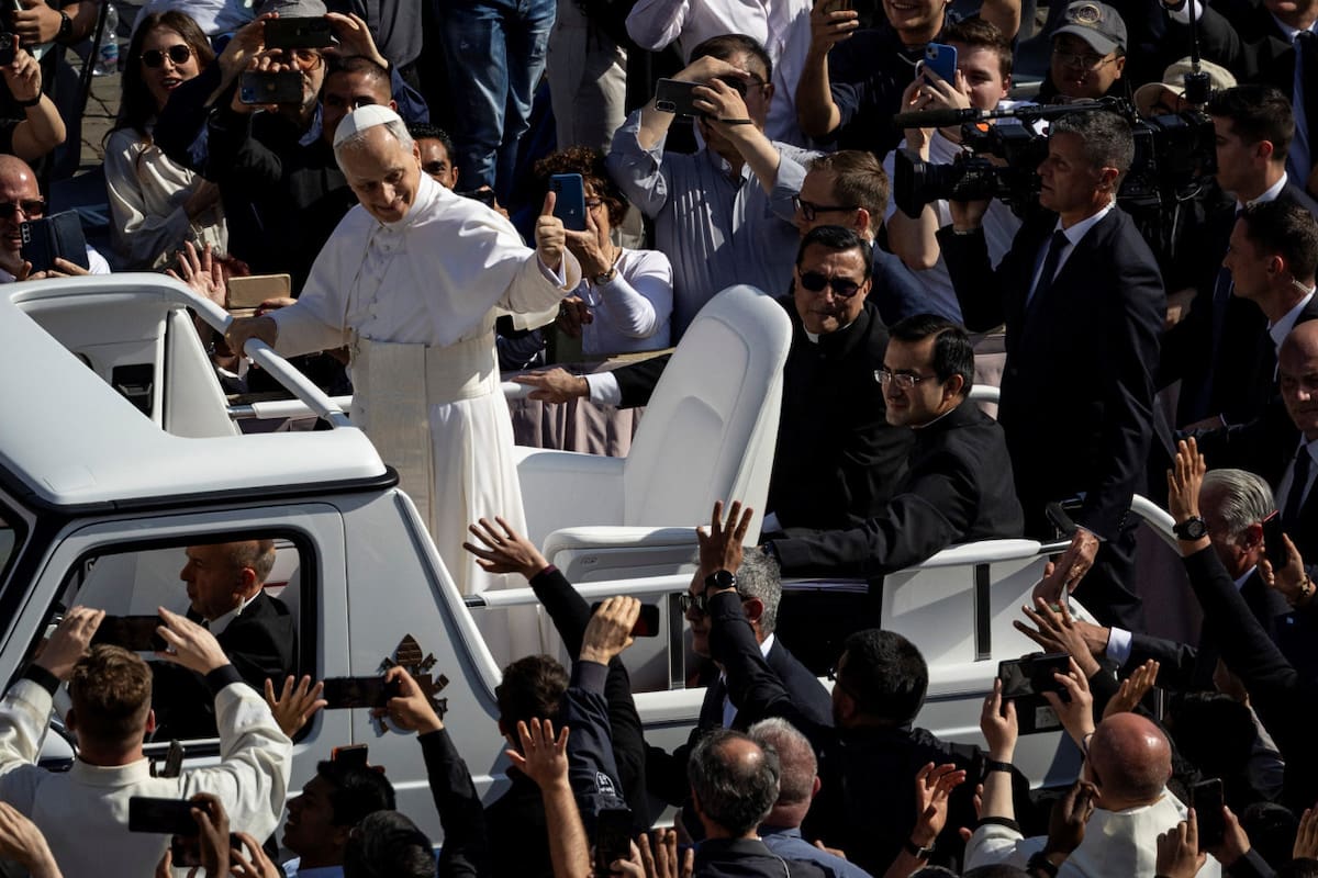 Entronización del Papa León XIV. Foto: Reuters/Eloisa Lopez.