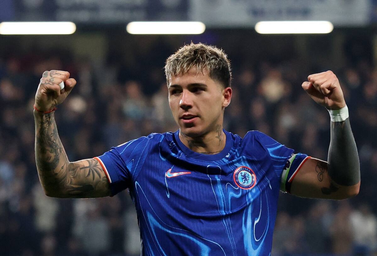 Enzo Fernández, Chelsea vs Tottenham. Foto: Reuters/Hannah Mckay