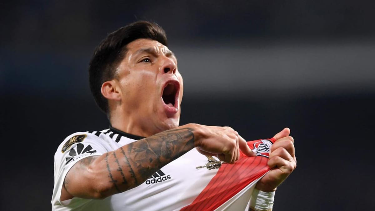 Enzo Pérez será el arquero de River, que jugará con once contra Independiente de Santa Fe