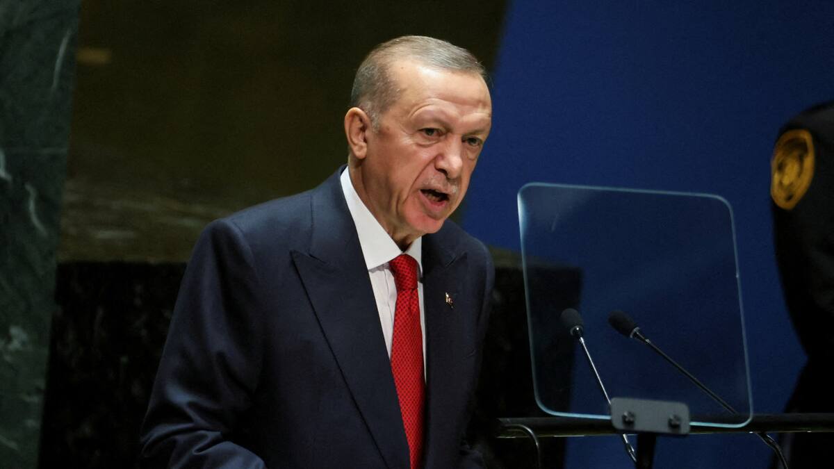 Erdogan, presidente de Turquía. Foto: Reuters.
