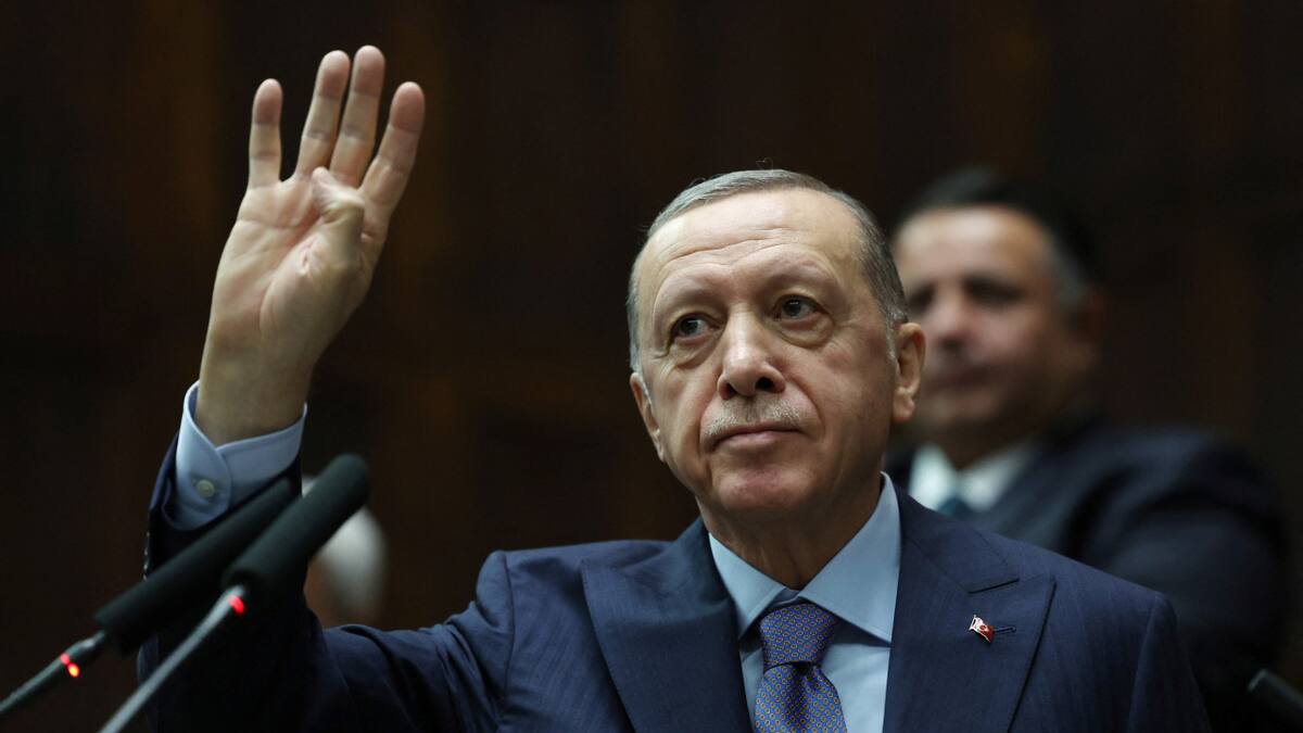 Erdogan, presidente de Turquía. Foto: Reuters.