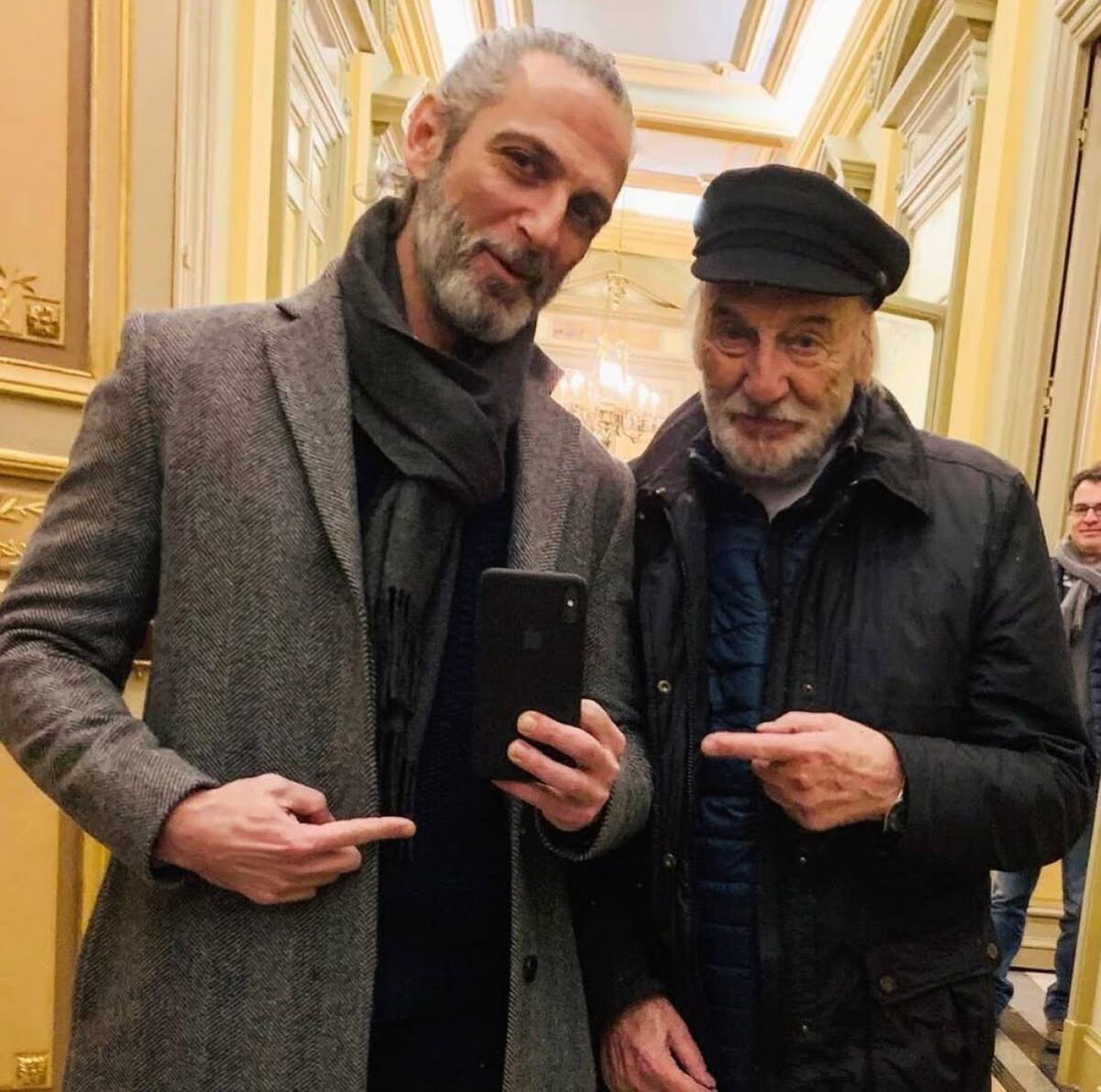 Ernesto y Héctor Alterio. Foto: Instagram Ernesto Alterio