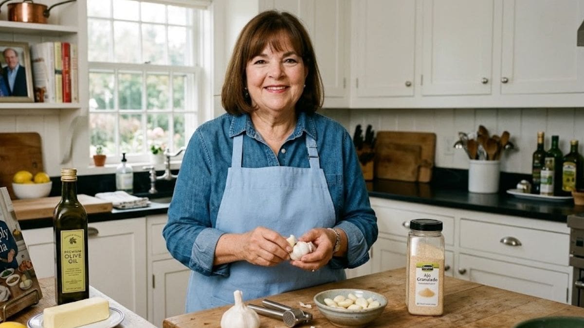 Ina Garten, chef de 78 años, sobre el ajo granulado o en polvo: “¿Por qué no usar simplemente ajo común?”