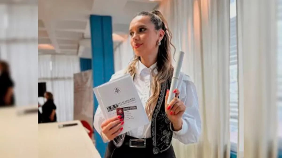 Agostina Páez, quien fue demorada luego de ser acusada de racismo