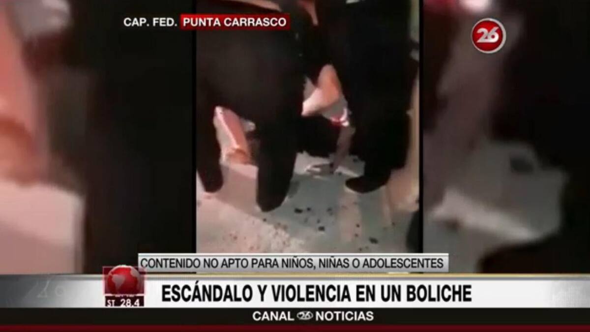 Escándalo y violencia en un boliche de la Costanera, Punta Carrasco