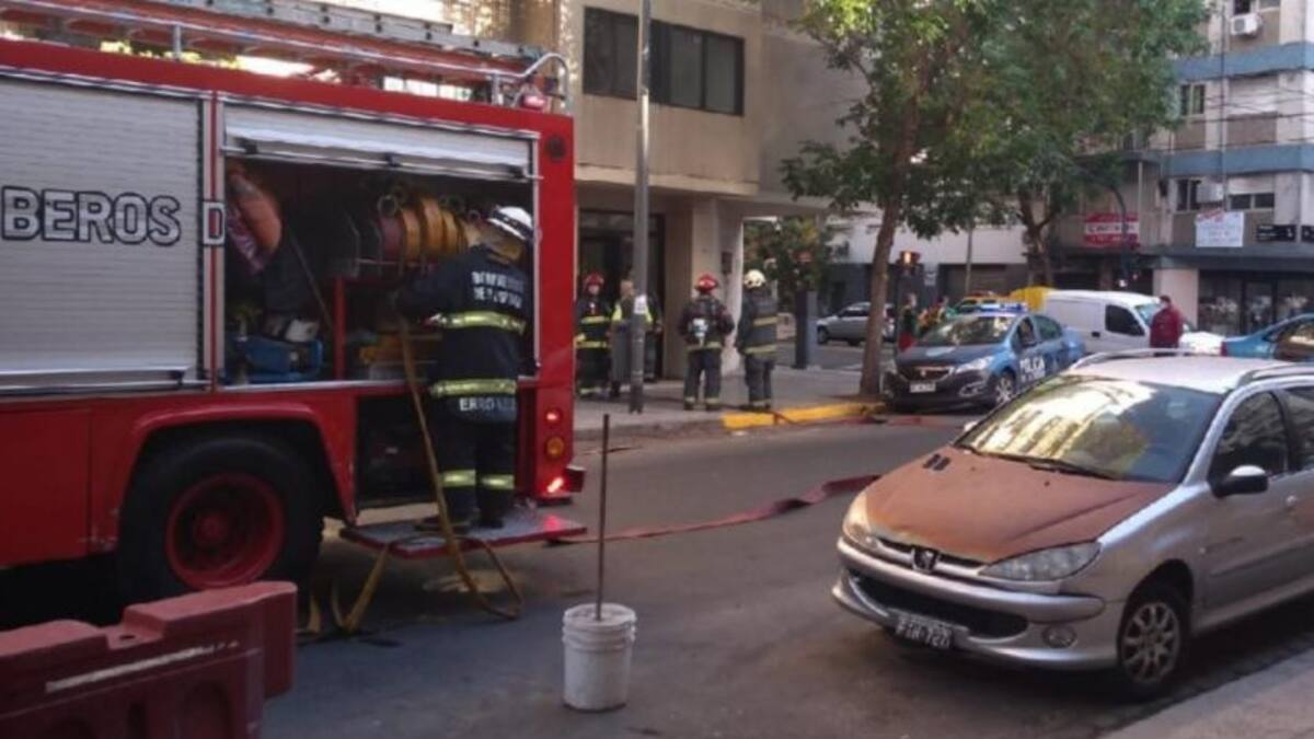Escape de gas en Palermo, foto NA