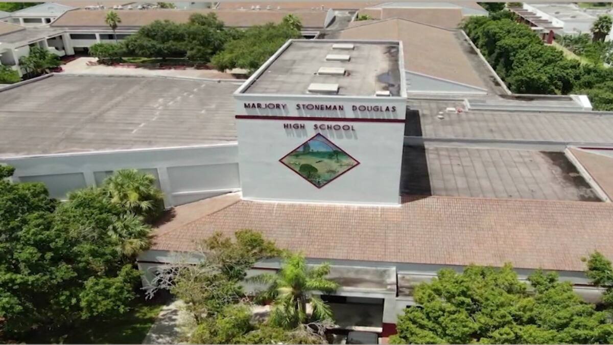 Escuela Marjory Stoneman Douglas, donde se produjo un tiroteo.