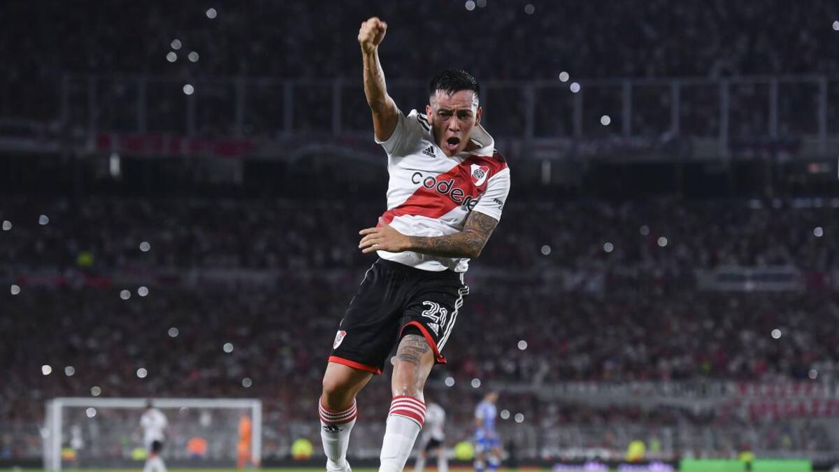 Esequiel Barco; River Plate vs. Godoy Cruz. Foto: Télam.