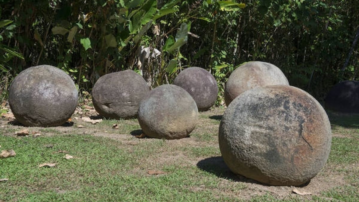 Esferas de piedra de Costa Rica. Fuente: Wikipedia