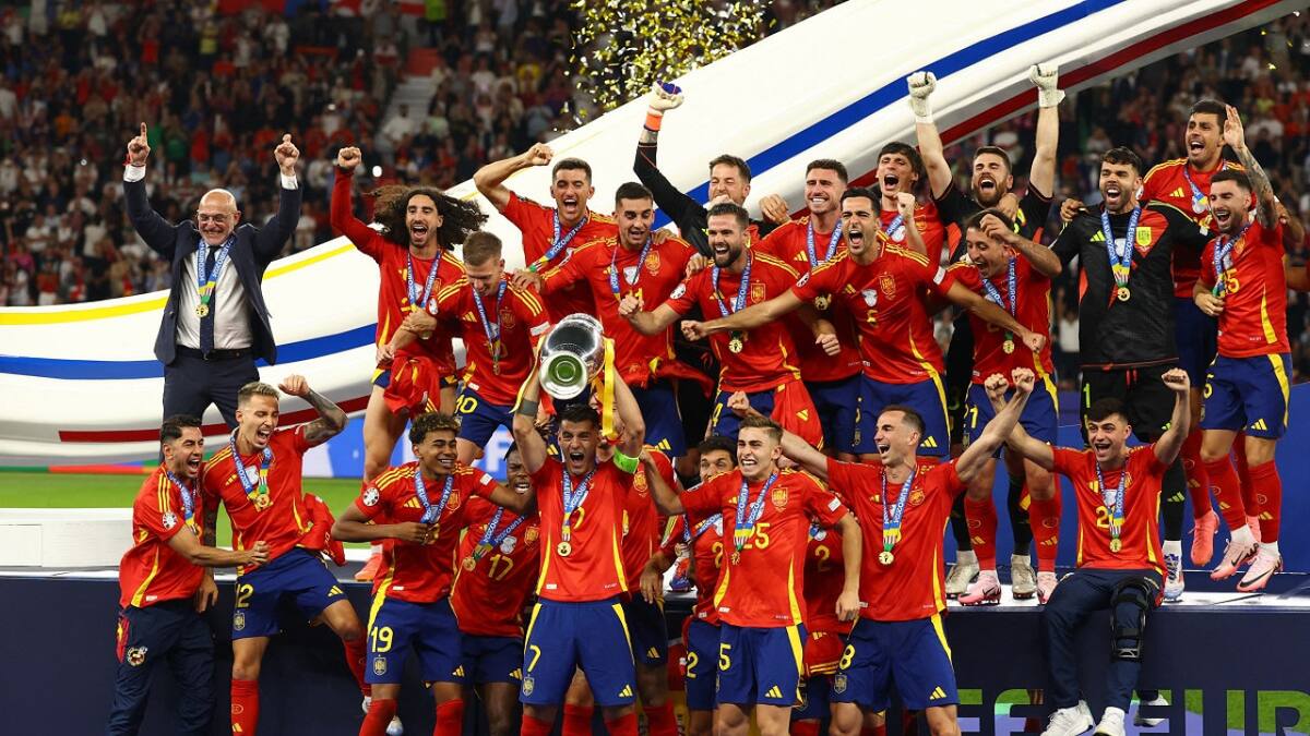 España campeón de la Eurocopa 2024. Foto: Reuters.