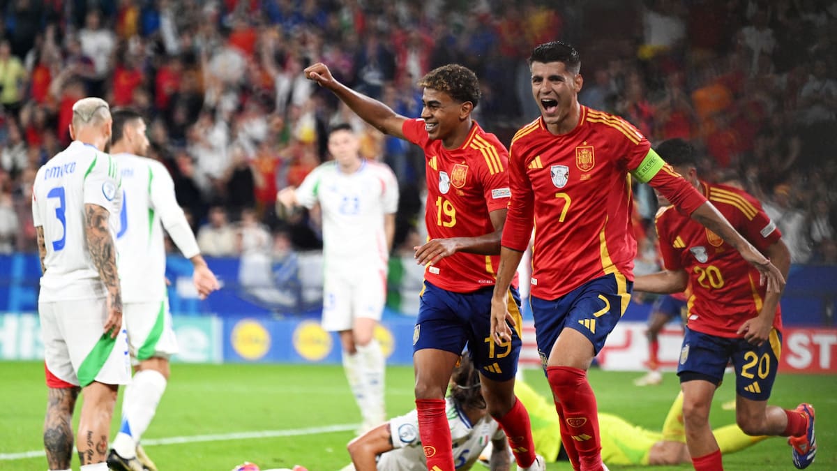 España vs Italia, Eurocopa. Foto: Reuters