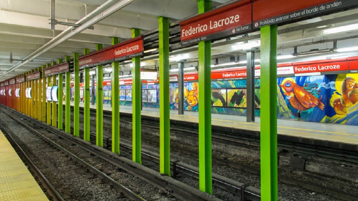Estación de subte Federico Lacroze. Foto: Gentileza Wikipedia.