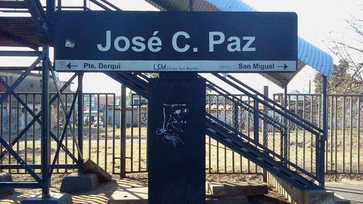 Estación de tren de José C. Paz.