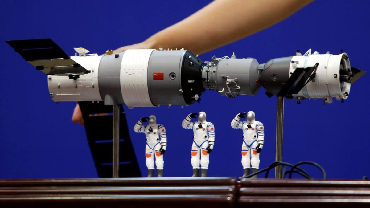 Estación espacial china Tiangong-1 (Reuters)