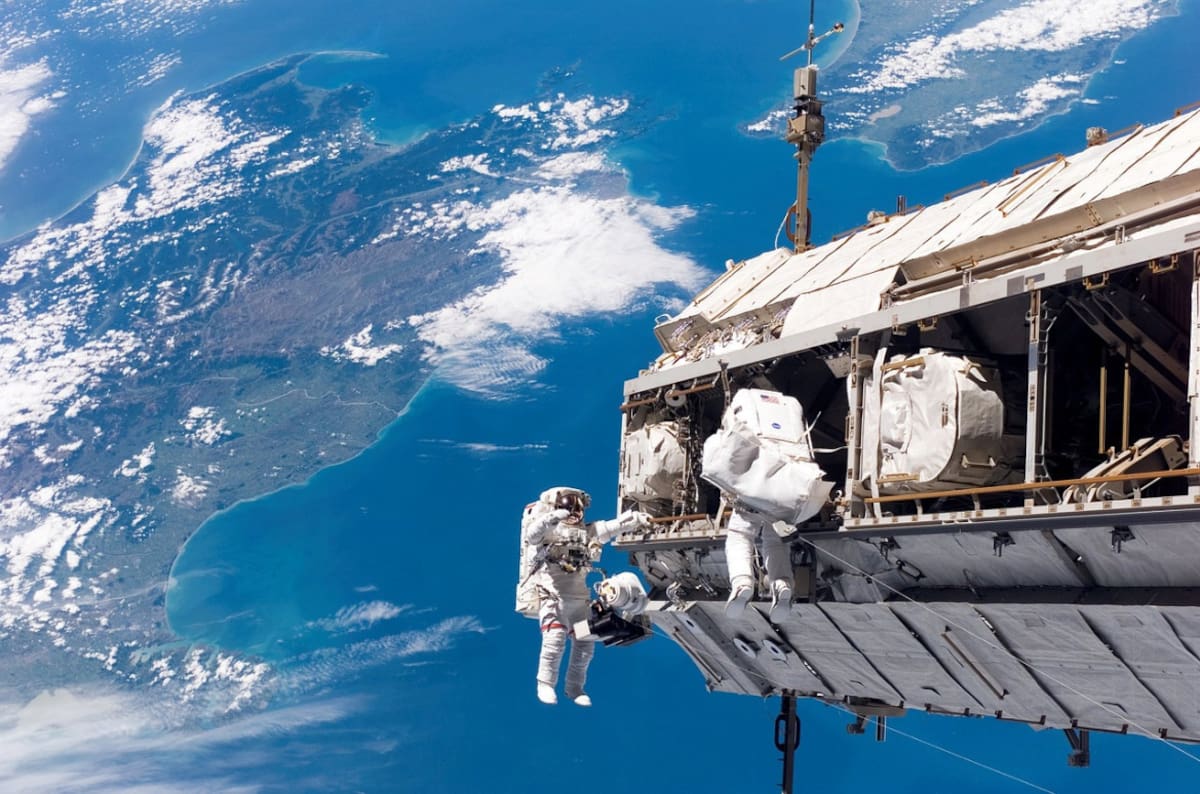 Estación Espacial Internacional. Foto: Twitter @NASA.